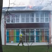 The fire in February caused extensive damage at Liberton Primary School