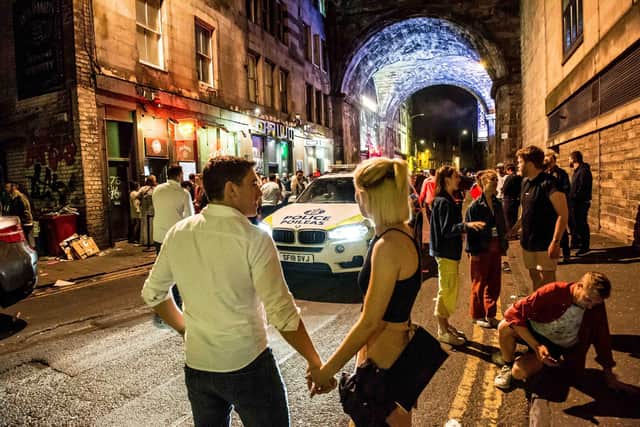 We joined Street Assist while they helped people on nights out in Edinburgh's Cowgate (Photo: Wullie Marr Photography)