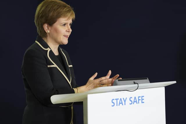 First Minister Nicola Sturgeon is announcing which areas of the country will be able to move into Level One restrictions, but Edinburgh could be heading back into Level Three lockdown