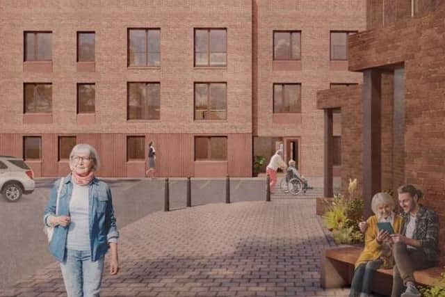 An artist's impression of the proposed council care village in Bonnyrigg.