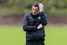 Hibs boss Jack Ross has not featured on PFA Scotland's shortlist for manager of the year. Picture: SNS