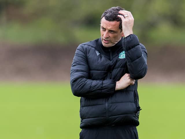 Hibs boss Jack Ross has not featured on PFA Scotland's shortlist for manager of the year. Picture: SNS