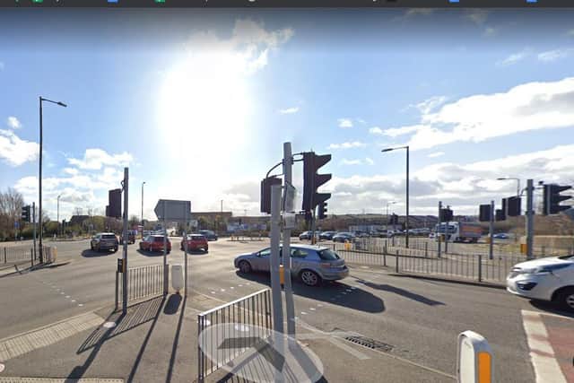 The junction improvements will add two or three minutes to peak time traffic delays.  Picture: Google.