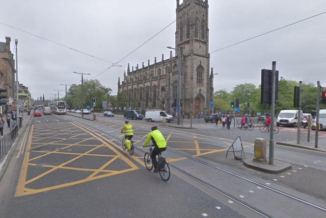 The Scottish Capital was named as the tenth most treacherous place to drive in the country. The city has a rate of 109.4 deaths or serious injuries per 100, 000 motorists. Edinburgh Council recently named Princes Street's junction with Lothian Road, where a cyclist was hit by a minibus and killed, as the city's most dangerous junction