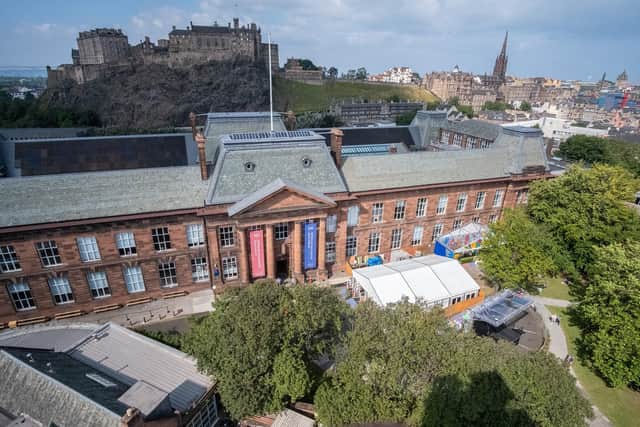 The Edinburgh International Book Festival will be returning to Edinburgh College of Art in August. Picture: Graham Armstrong