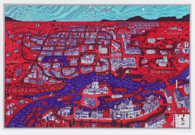 Our Town by artist Grayson Perry, who will be celebrated at the Royal Scottish Academy in Edinburgh in 2023.