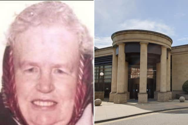 Martin Stewart is said to have killed Margaret Grant at the flat in the capital's Restalrig Circus