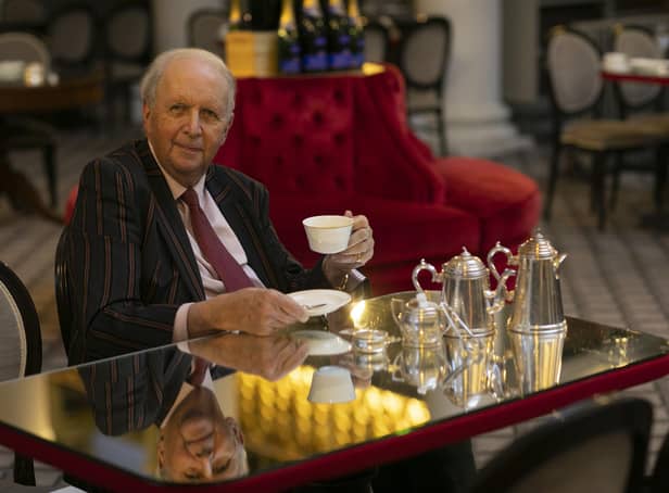 Alexander McCall Smith pictured at the Signet Library in Edinburgh
