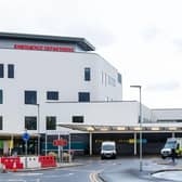 38.5 per cent of those arriving at the A&E department were treated within the four-hour target time