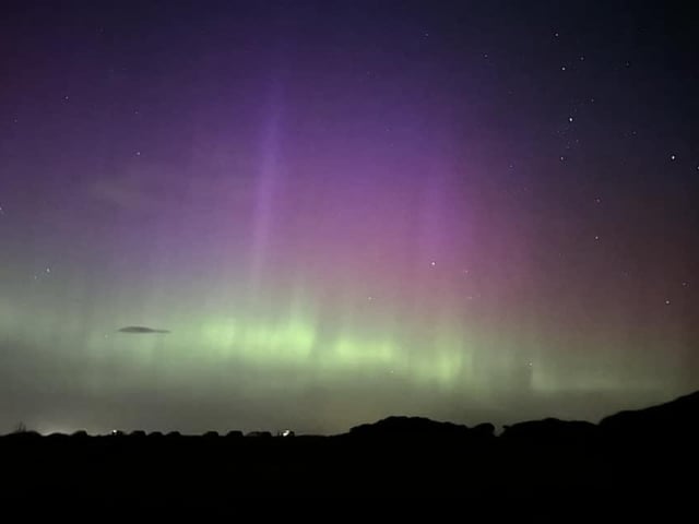This stunning photo of the Northern Lights was taken by Kerry Cockburn from Longniddry.