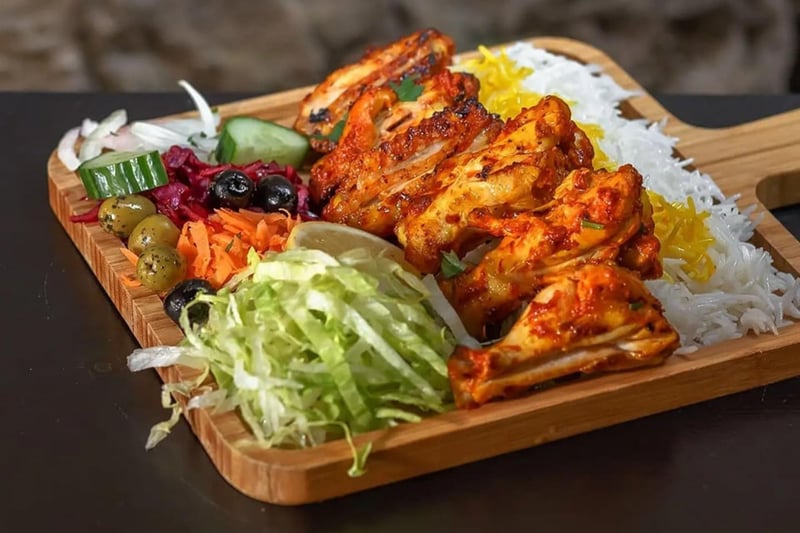 Toranj serves up authentic Persian and Middle Eastern cuisine at its restaurant below street level in Leopold Place. "Beautiful atmosphere, good service, very tasty and fresh food," said one reviewer.