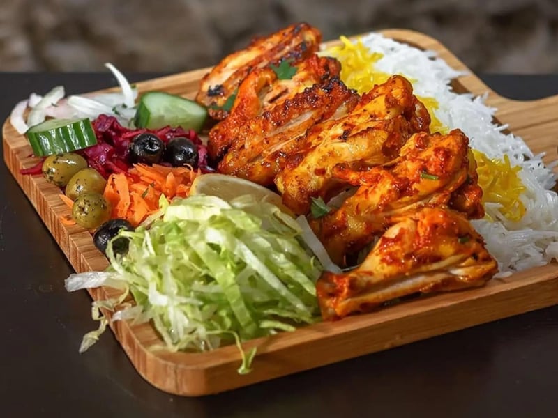 Toranj serves up authentic Persian and Middle Eastern cuisine at its restaurant below street level in Leopold Place. "Beautiful atmosphere, good service, very tasty and fresh food," said one reviewer.