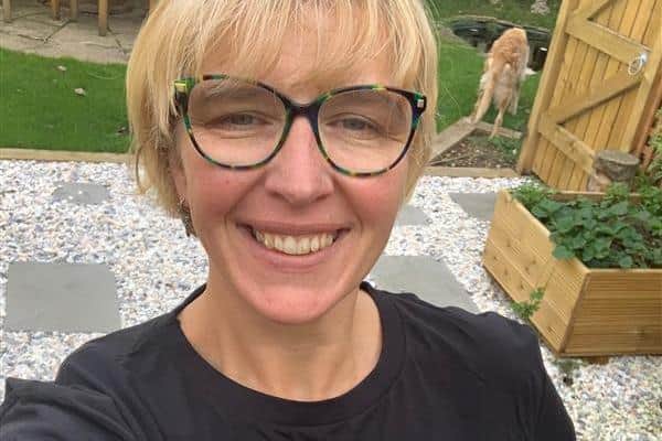 Katie Danes, 49, is among those taking part in a virtual event to raise money for a homelessness charity.