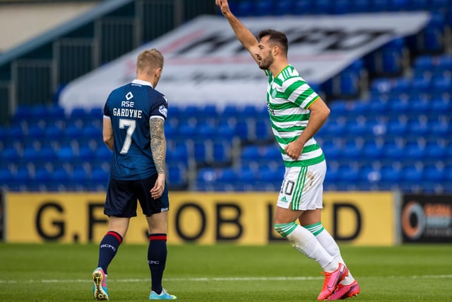 Neil Lennon started James Forrest as a left wing-back in Celtic’s waltz past Ross County at the weekend. It allowed him to bring in Shane Duffy for his debut in a back three and field two strikers with Odsonne Edouard and Albian Ajeti. Both were on the scoresheet with the latter having netted in his first three league games. As a pairing they will have far too much power and panache for most Premiership defences.