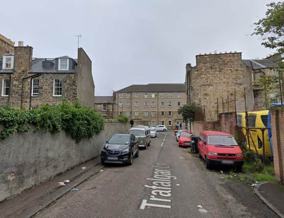 The suspects ran off towards South Fort Street. Pic: Google