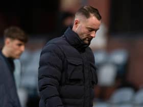 Dundee manager James McPake led his side to wins over Hearts and Peterhead before his departure from the Dark Blues.  (Photo by Mark Scates / SNS Group)