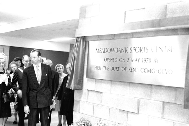 Duke of Kent opens The new Commonwealth Stadium / Meadowbank Stadium on the 2nd May 1970.