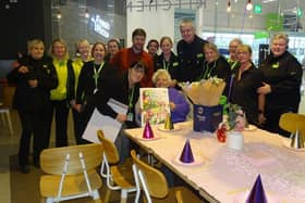 Asda Livingston throws 100th birthday party for customer Jenny McQueen
