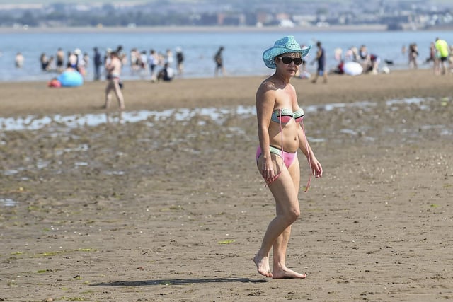 Temperatures soared past the forecasted 28 degrees and almost hit a record high.