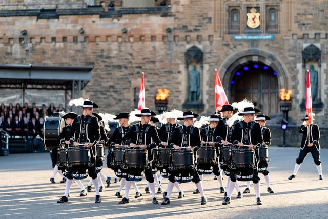 The Top Secret Drum Corps are set to captivate audiences with their energetic precision drumming which has received global recognition since their first performance with the Tattoo in 2003.
