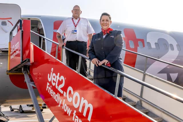 Gill Brown and Ian Gillespie were amongst the first intake of colleagues at Edinburgh Airport.