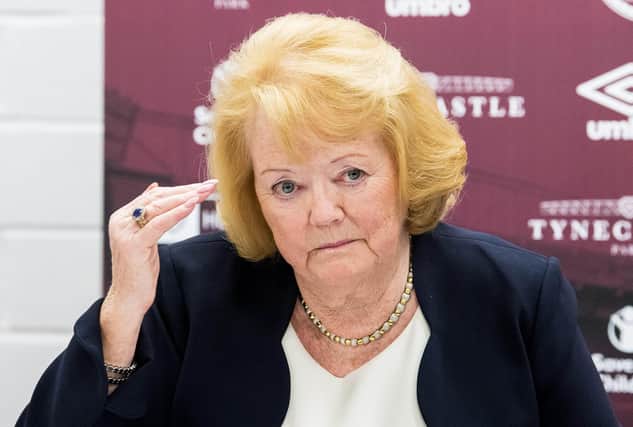 Hearts owner Ann Budge.