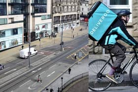 A recent study has revealed that Edinburgh is the best city in the UK for their food delivery services as they record the least negative reviews (Photo: Lisa Ferguson and Shutterstock).
