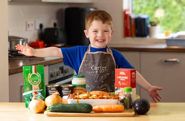Talented TikTok chef Cooking with Carter has teamed up with Aldi to create a series of recipes for kids