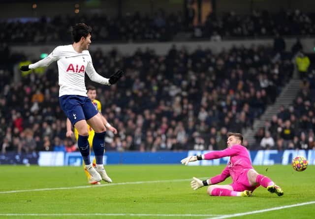 Despite growing concern about the Omicron Covid variant, tens of thousands of fans were allowed into Tottenham Hotspur's stadium on Sunday (Picture: John Walton/PA)