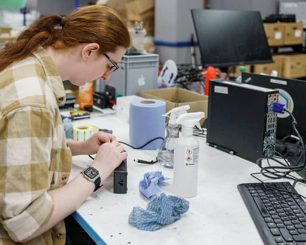 Items being repaired at the Edinburgh Remakery in Leith