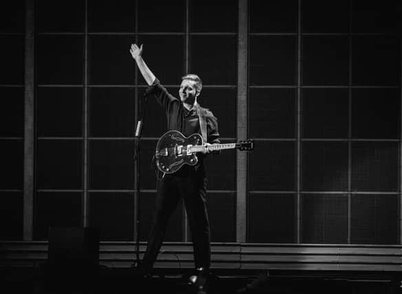George Ezra performs during The BRIT Awards 2019 at The O2 Arena in London. Photo: Gareth Cattermole/Getty Images.
