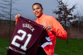 Toby Sibbick rejoined Hearts on Thursday, signing a three-and-a-half-year deal. Picture: SNS