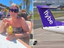 An Edinburgh mum has spoken of the "nightmare" situation after her flight was cancelled when Flybe went into administration (Nikki Calder/PA)