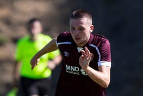 Connor Smith impressed against Berwick Rangers for Hearts B. Photo by Mark Scates / SNS Group.