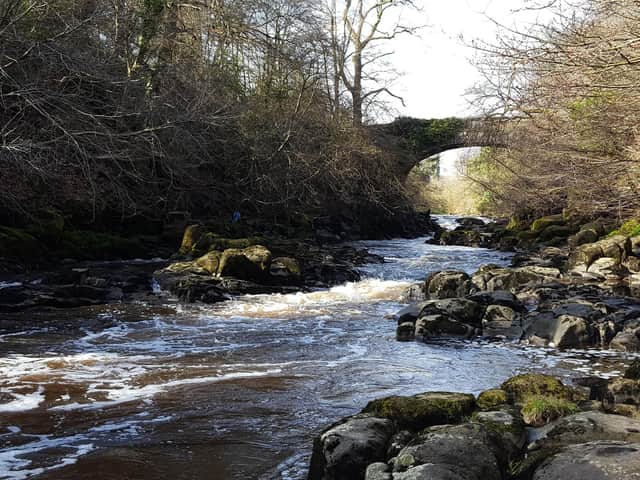 The river Almond. Picture: Nigel Duncan