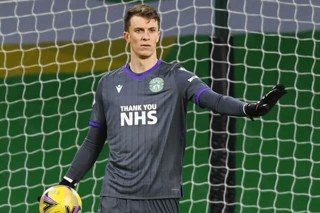 Matt Macey performed well on his Hibs debut