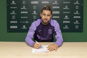Emiliano Marcondes has joined Hibs from Bournemouth.