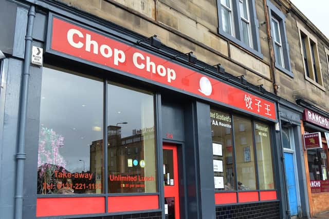 Chinese restaurant Chop Chop in Haymarket has been forced to close. Pic: Jon Savage
