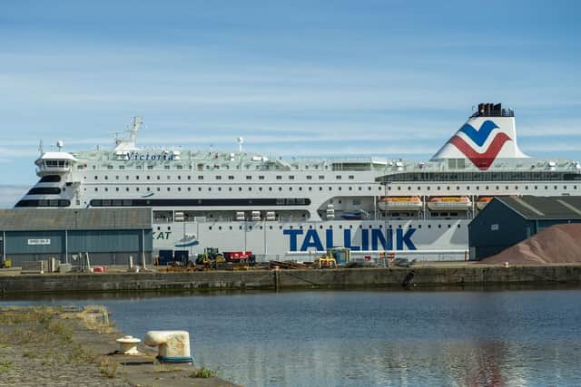 More than 1,000 Ukraine refugees temporarily housed on a cruise ship in Leith docks have been rehomed, the Scottish Government has said. (Photo: Lisa Ferguson)