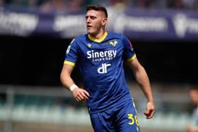 Adolfo Gaich spent the second half of last season on loan at Verona, helping them stave off relegation from Serie A. Picture: Getty