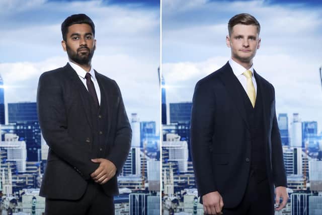 Akshay Thakrar, Digital Marketing Agency Owner, and Alex Short, Commercial Cleaning Company Owner. (Image credit: Ray Burmiston/BBC/PA Wire)