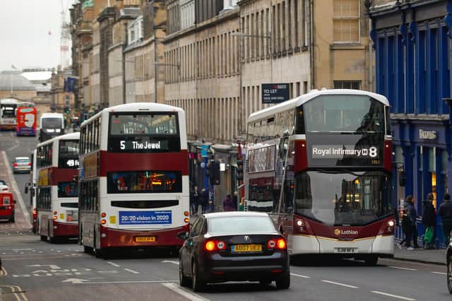 Edinburgh Council wants to introduce a low-emission zone to cut air pollution and greenhouse gases from vehicles (Picture: Scott Louden)