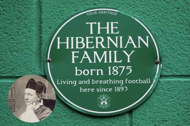 Members of the St Patrick's branch of the Hibernian Supporters organisation are to honour Canon Hannan, inset, in his hometown of Ballingarry, Co. Limerick