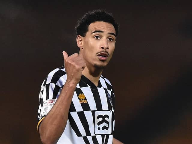 Kurtis Guthrie in action for Port Vale in Sky Bet League Two in April 2021. He spent last season in India's second tier and has now signed for Livingston. Picture: Lewis Storey/Getty