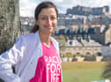Edinburgh scientist Dr Noor Gammoh is encouraging people across Edinburgh to Race for Life at Home to fund life-saving research like hers.  Pic: Lesley Martin.