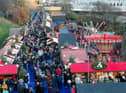 The Scottish capital's hugely popular Christmas Market pictured in 2019