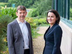 Tommy Cook, chief executive, and Ashleigh Greenan, chief financial officer, of Calnex Solutions, the West Lothian technology business that recently became the first Scottish stock market flotation in two years. Picture: Peter Devlin