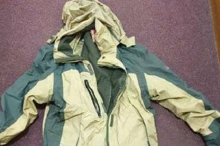 Police released an image of the jacket recovered from the Forth Road Bridge