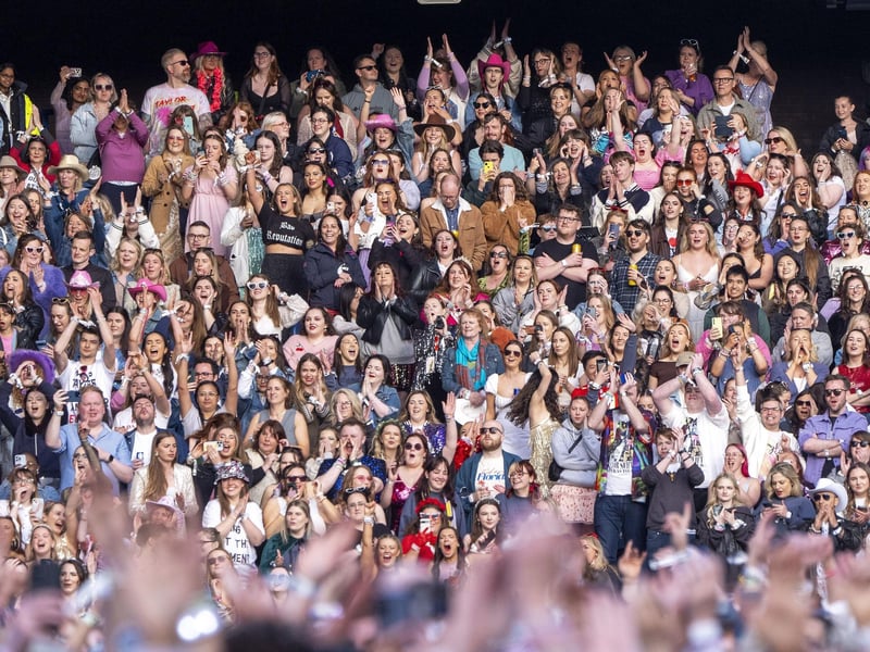 The American star broke Scottish records for the biggest-selling stadium show - with nearly 73,000 fans in attendance