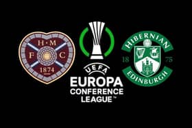 The Hearts and Hibs European ties will both be shown on BBC Scotland this week.